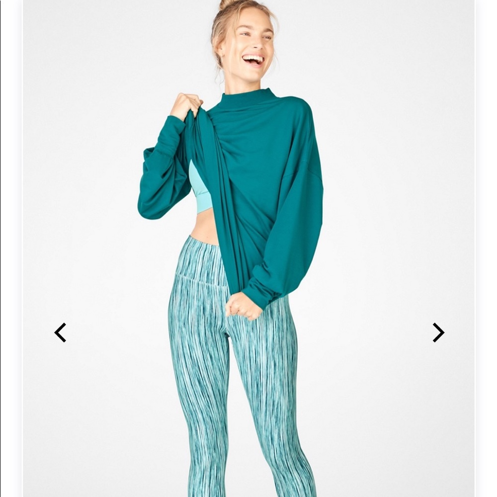 NWT Fabletics mock Neck Long-sleeve